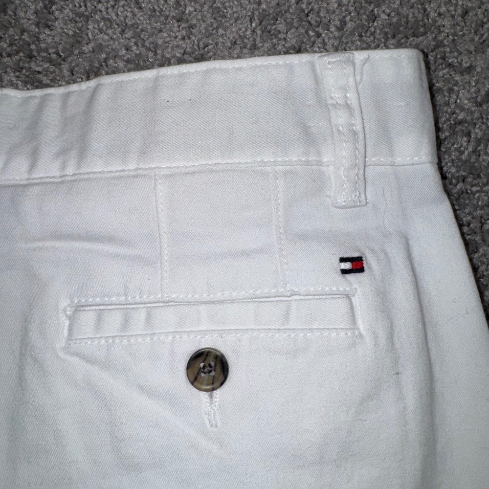 Tommy Hilfiger Chino Pants Boys Straight Leg Stretch White 14 NEW - Picture 7 of 8